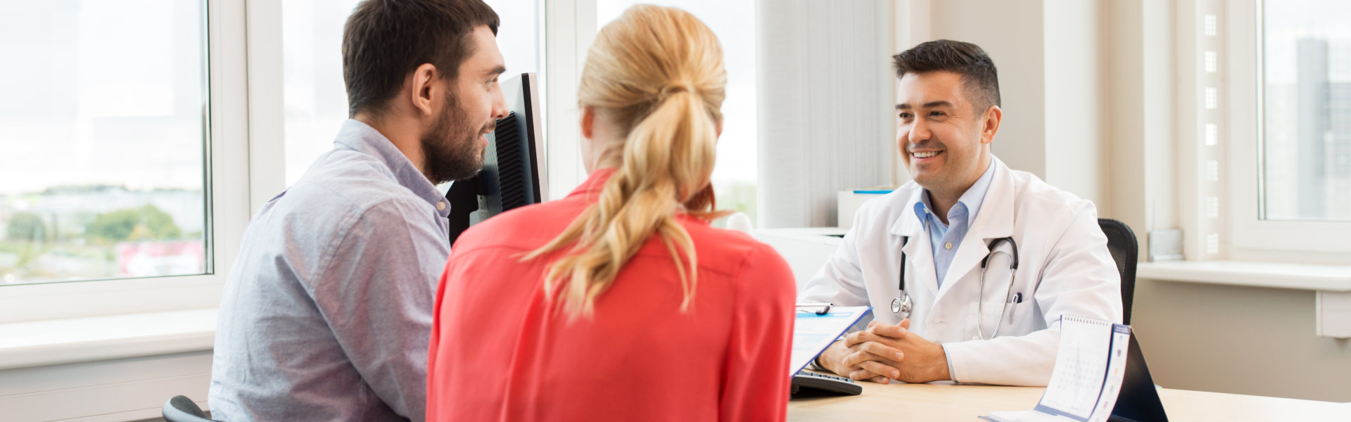 Doctor Talking to his patients