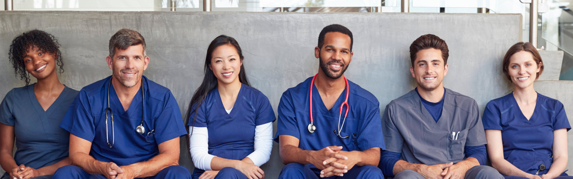 Doctors smiling